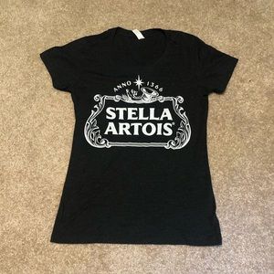 Gray Stella Artois T-Shirt